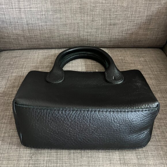 Portland Leather premium small classic Raindrop in pebbled black BUNDLE - Picture 5 of 10